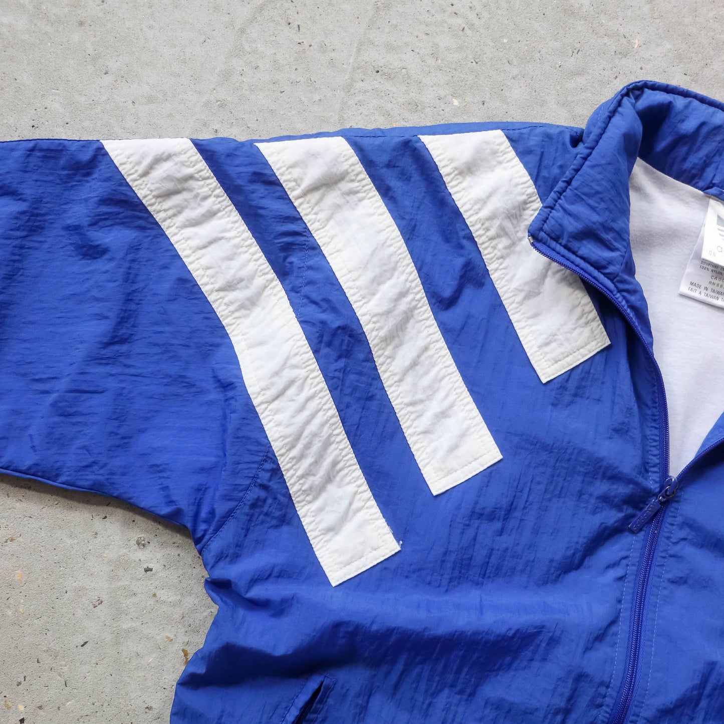 Adidas 3-Stripe Windbreaker Jacket - 90s (M)