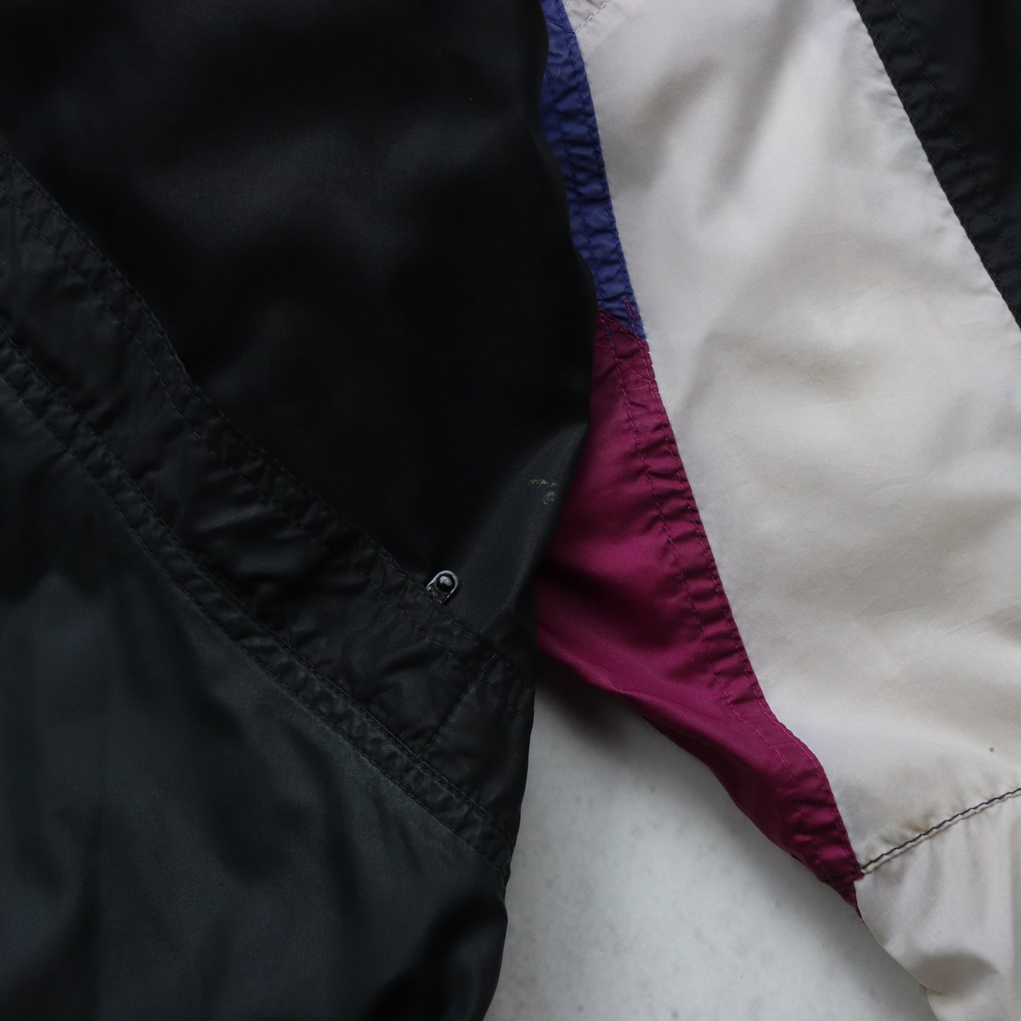 Vintage 90s Nike Colourblock Track Jacket - M