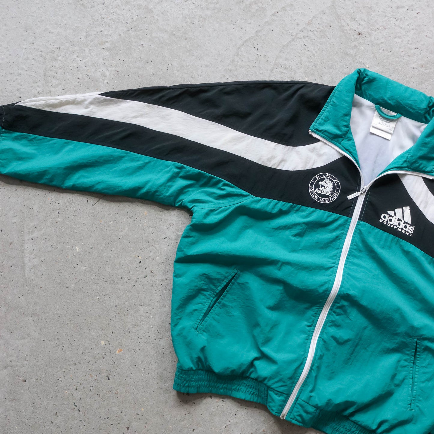 Adidas Equipment Boston Marathon Windbreaker Jacket - 1993 (L)