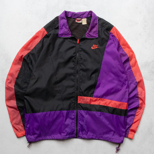 Vintage 90s Nike Colourblock Windbreaker Jacket - L