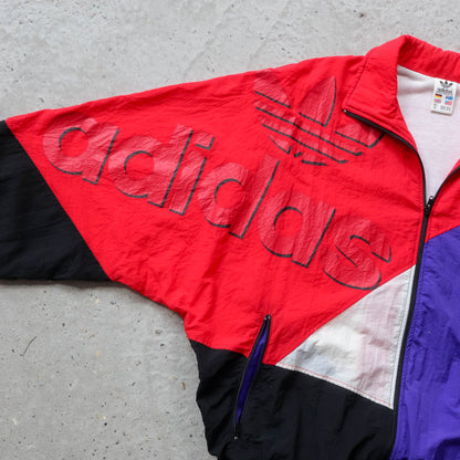Adidas Trefoil Big Logo Windbreaker Jacket - 90s (M)