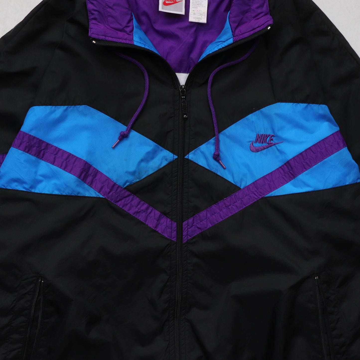 Vintage 90s Nike Geometric Track Jacket - L