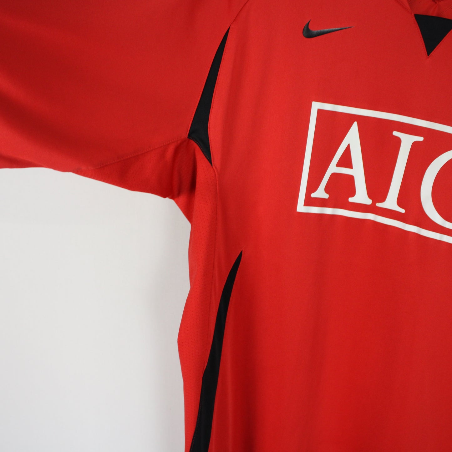 Manchester United 2007/08 Home Nike Jersey - L