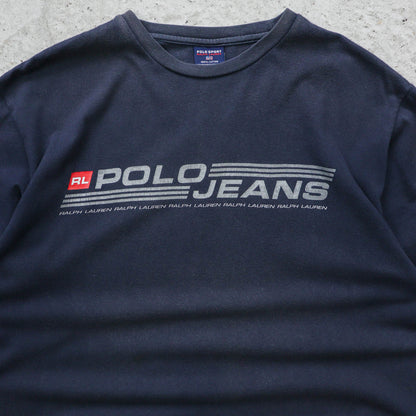 Polo Jeans Co Ralph Lauren Spellout Tee - 90s (XL)
