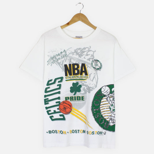 Vintage 1991 Boston Celtics NBA Tee - L