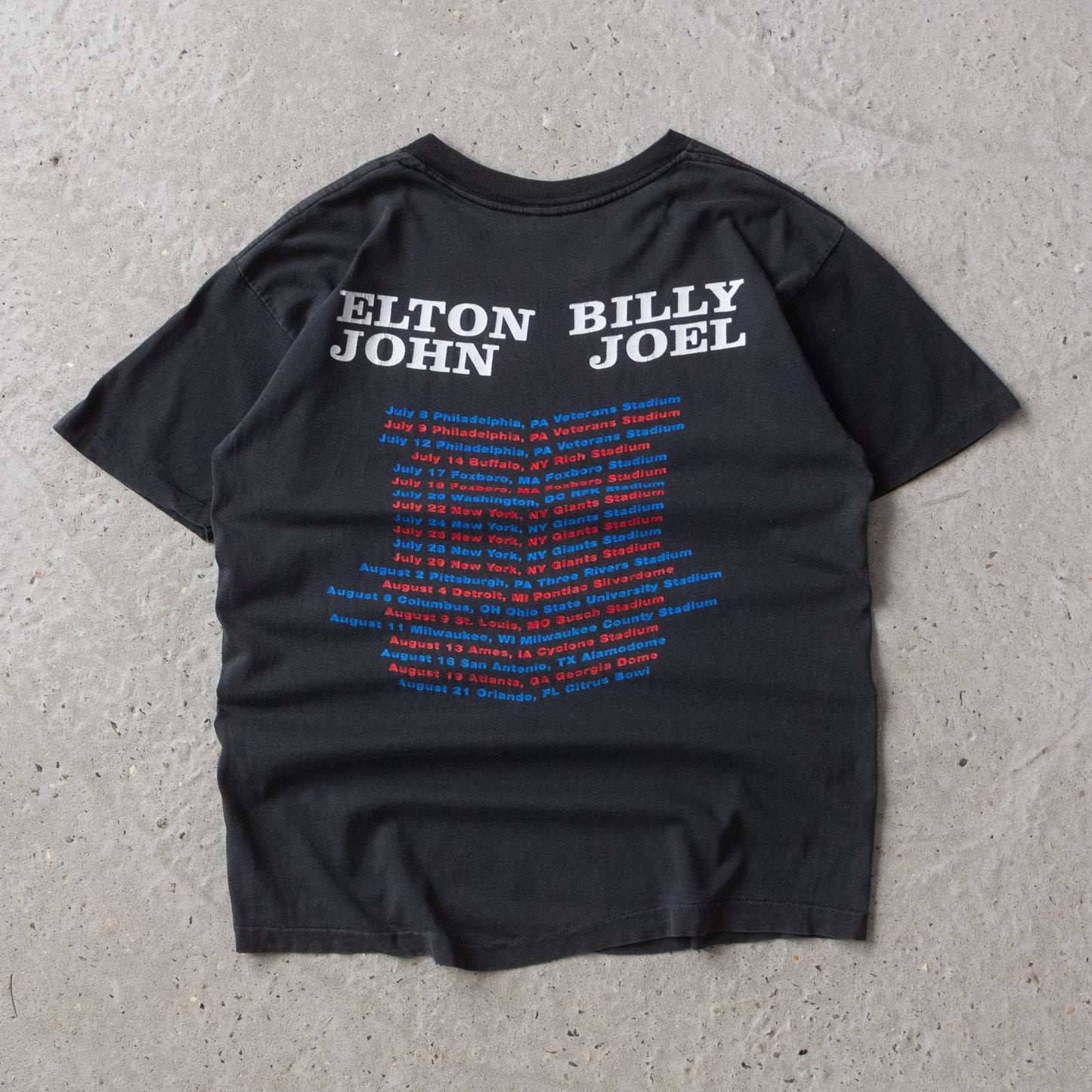 Vintage 1994 Elton John & Billy Joel Tour Tee - L