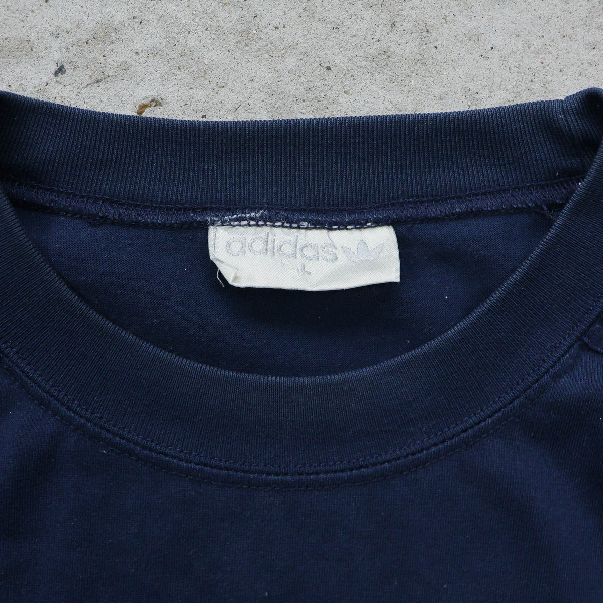 Adidas 3-Stripes Big Logo Tee - 90s (L)