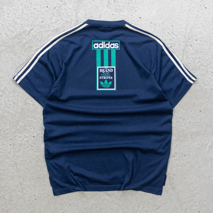 Adidas 3-Stripes Big Logo Tee - 90s (L)