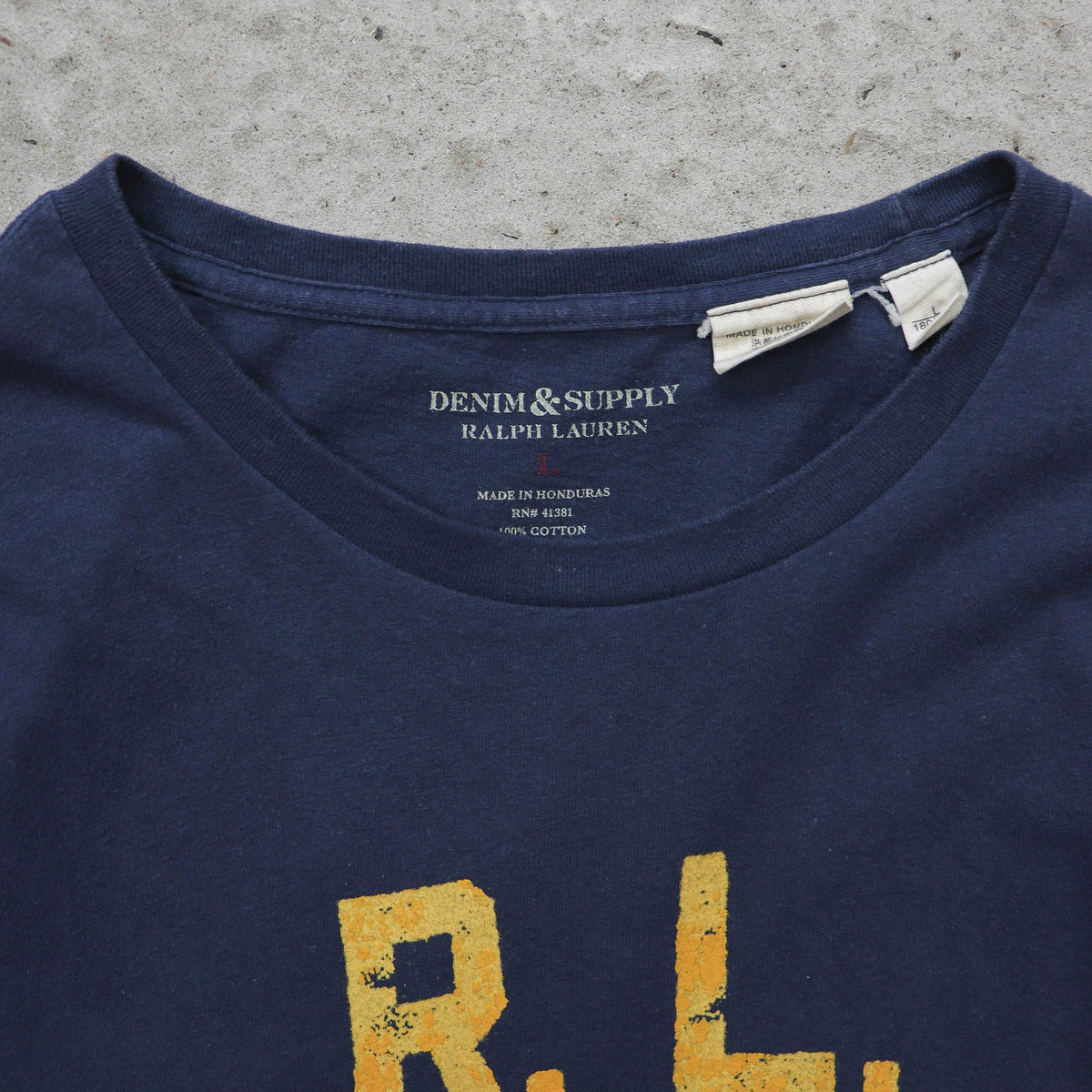 Ralph Lauren Denim & Supply RL Phys Ed Tee – (L)