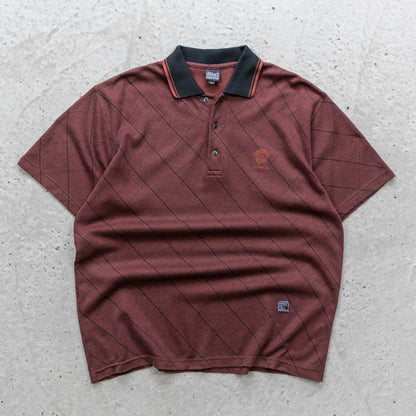 Versace Jeans Couture Textured Polo Shirt – 90s (L)