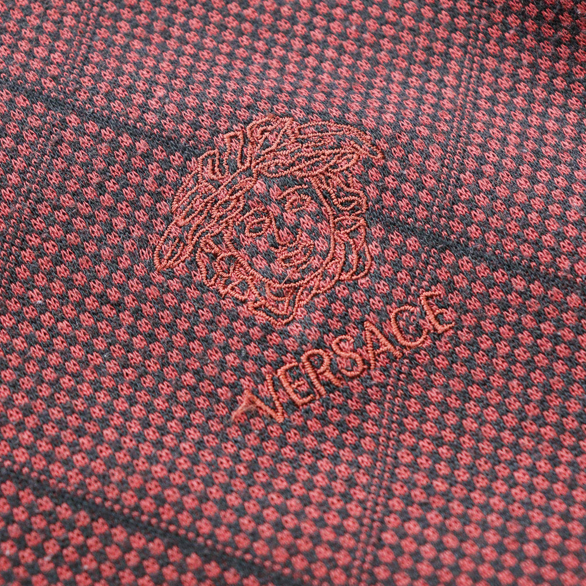 Versace Jeans Couture Textured Polo Shirt – 90s (L)