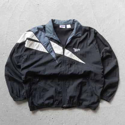 Reebok Big Logo Windbreaker Jacket - 90s (L)