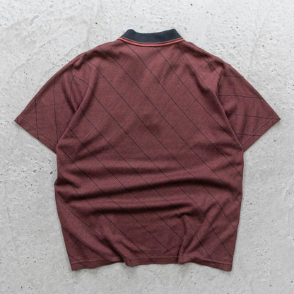 Versace Jeans Couture Textured Polo Shirt – 90s (L)