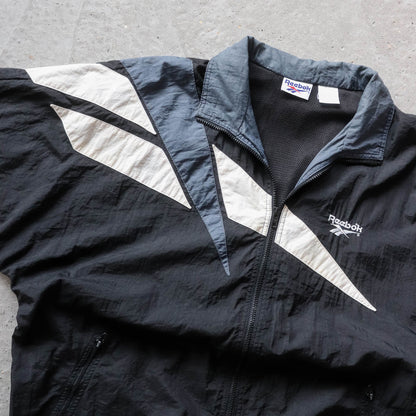 Reebok Big Logo Windbreaker Jacket - 90s (L)