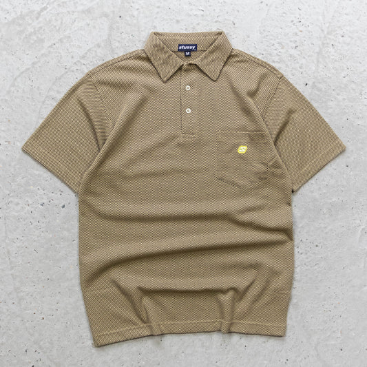 Stussy Textured Knit Polo Shirt – 90s (M)