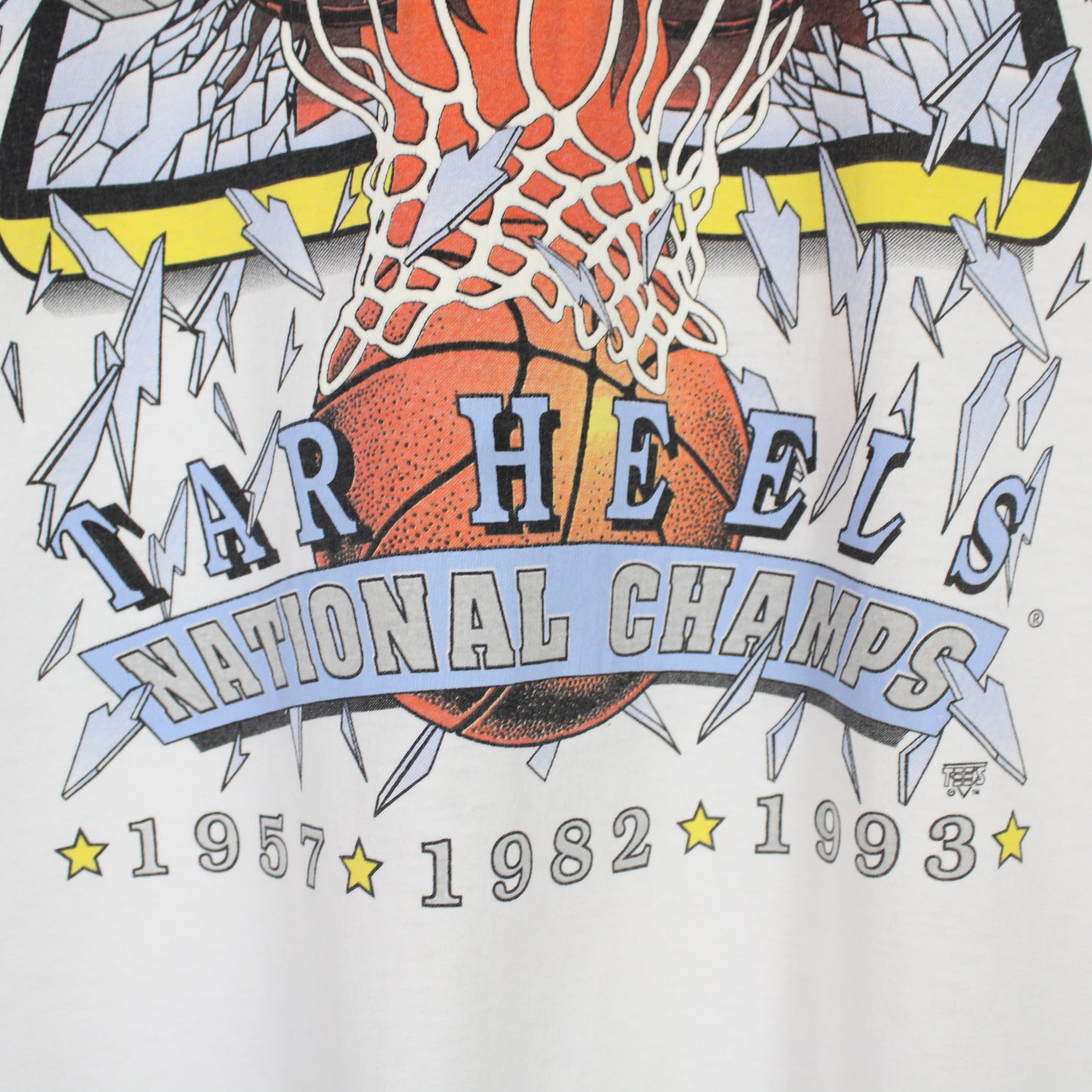 Vintage 1993 UNC Tarheels NCAA Champions Tee - XXL