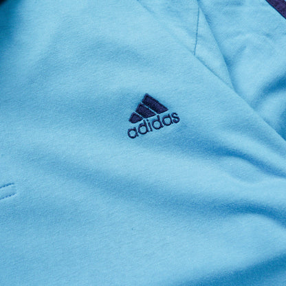 Adidas 3-Stripe Embroidered Rugby Shirt - 90s (L)