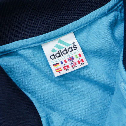 Adidas 3-Stripe Embroidered Rugby Shirt - 90s (L)
