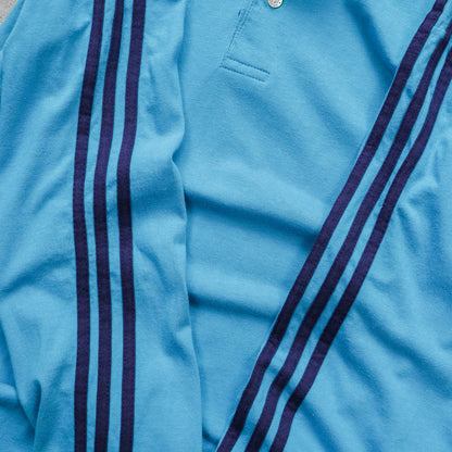 Adidas 3-Stripe Embroidered Rugby Shirt - 90s (L)