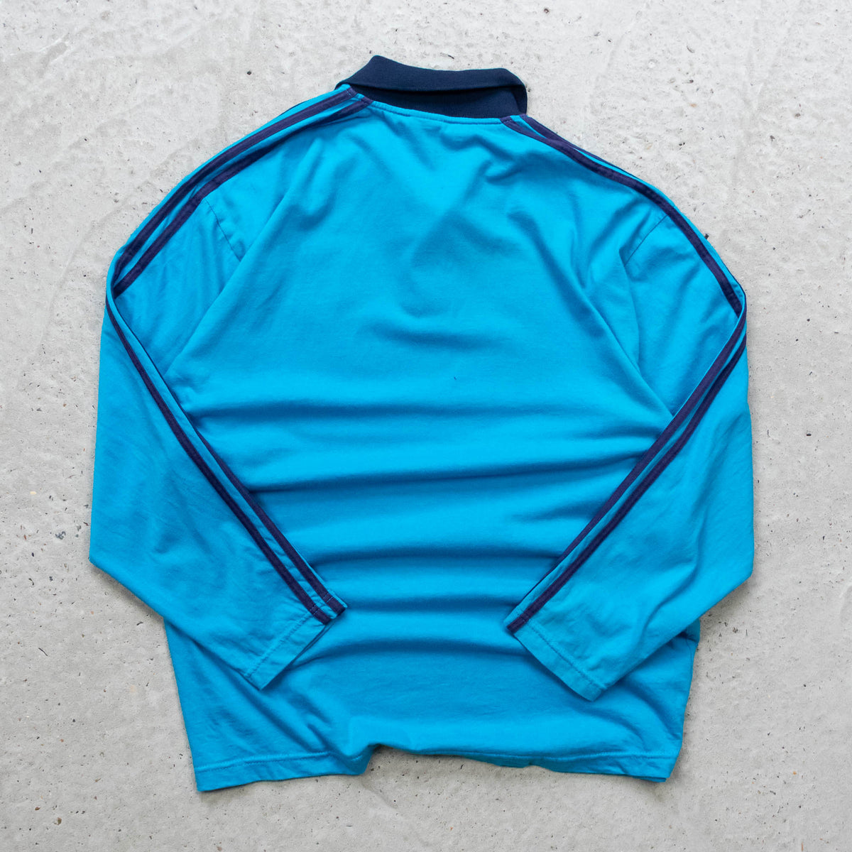 Adidas 3-Stripe Embroidered Rugby Shirt - 90s (L)