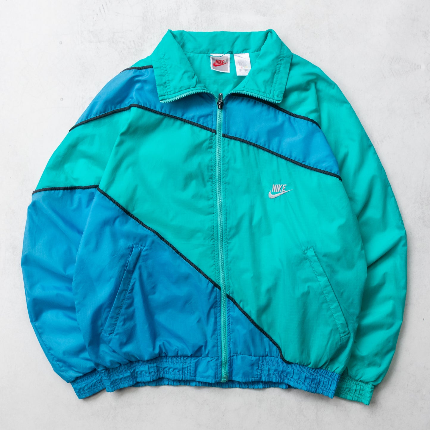 Vintage 90s Nike Big Logo Track Jacket - S