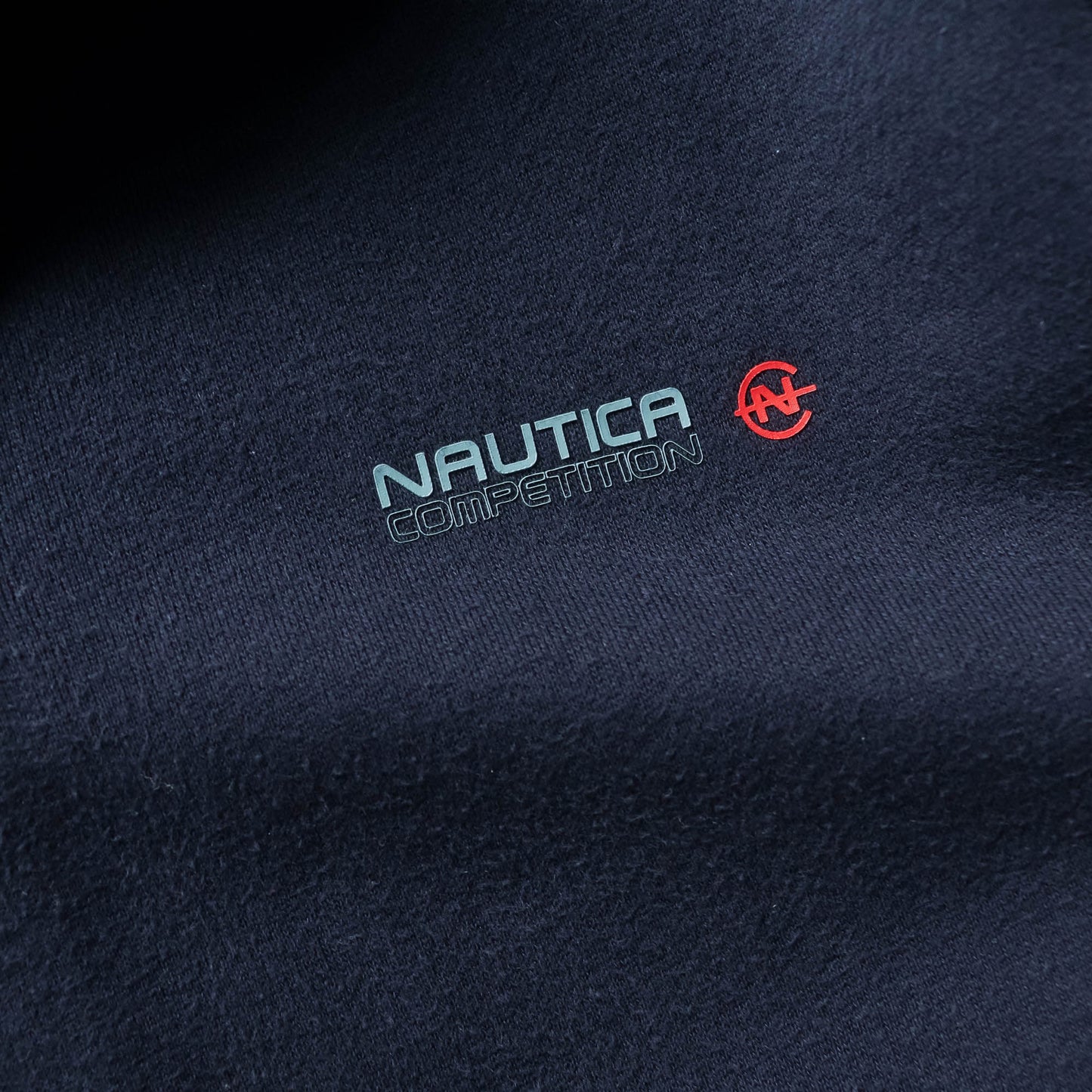 Nautica Competition Spellout 1/4 Zip Sweatshirt - 90s (M)