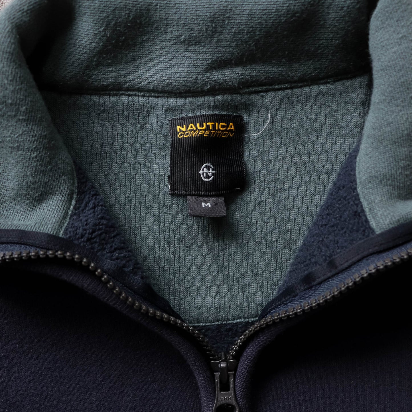 Nautica Competition Spellout 1/4 Zip Sweatshirt - 90s (M)