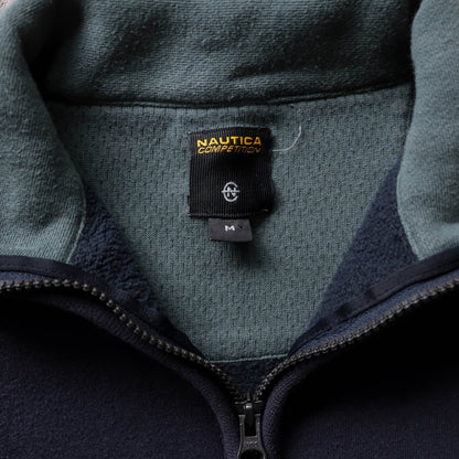Nautica Competition Spellout 1/4 Zip Sweatshirt - 90s (M)