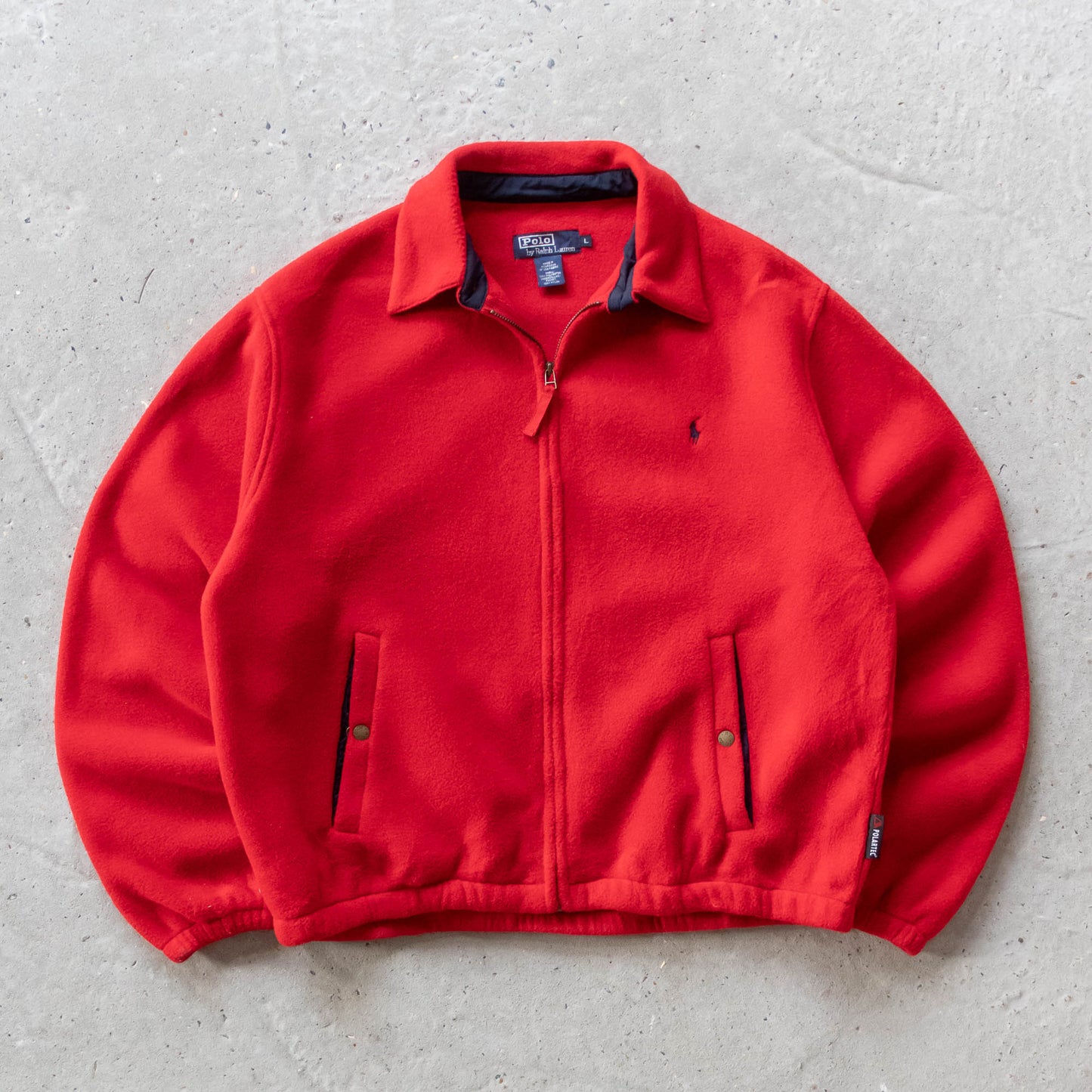Polo Ralph Lauren Polartec Fleece Harrington Jacket - 90s (L)