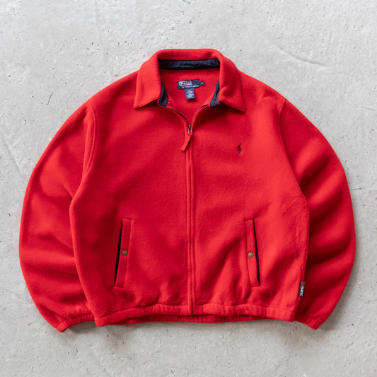 Polo Ralph Lauren Polartec Fleece Harrington Jacket - 90s (L)