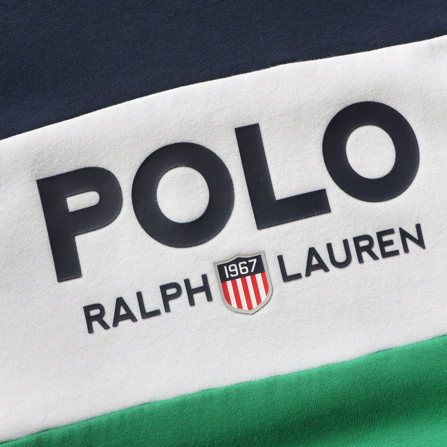 Polo Ralph Lauren Spellout Panelled Sweatshirt - 2000s (M)