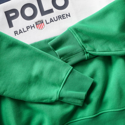 Polo Ralph Lauren Spellout Panelled Sweatshirt - 2000s (M)