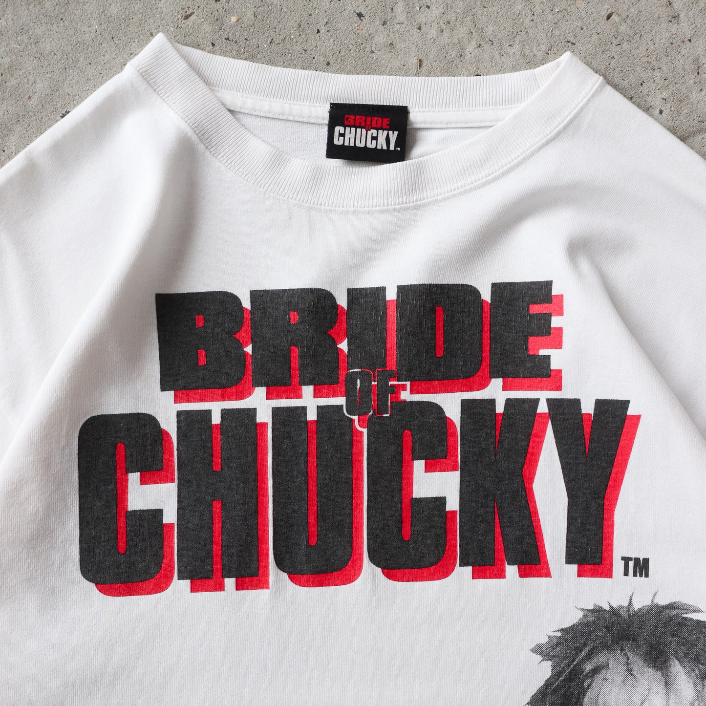 Vintage 2000s Bride of Chucky Horror Tee - M