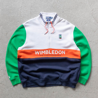 Polo Ralph Lauren Wimbledon 1/4 Zip Sweatshirt - (XXL)