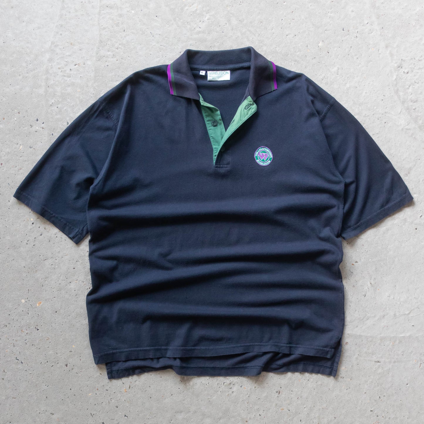 Wimbledon Championships Polo Shirt - 90s (L)