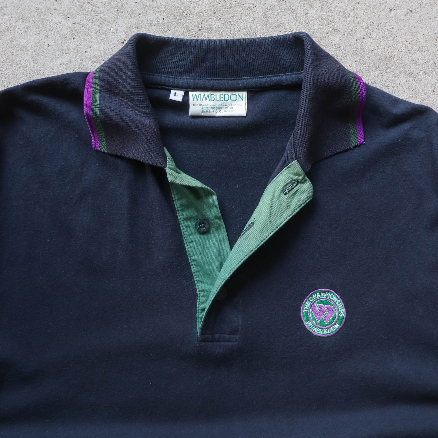Wimbledon Championships Polo Shirt - 90s (L)