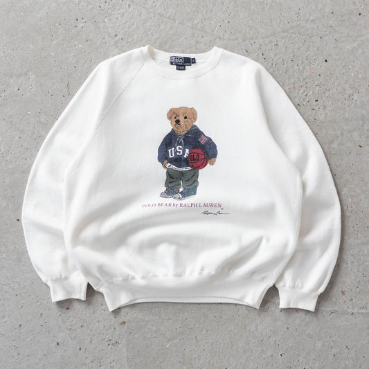 Vintage 90s Polo Bear Ralph Lauren Sweatshirt - L