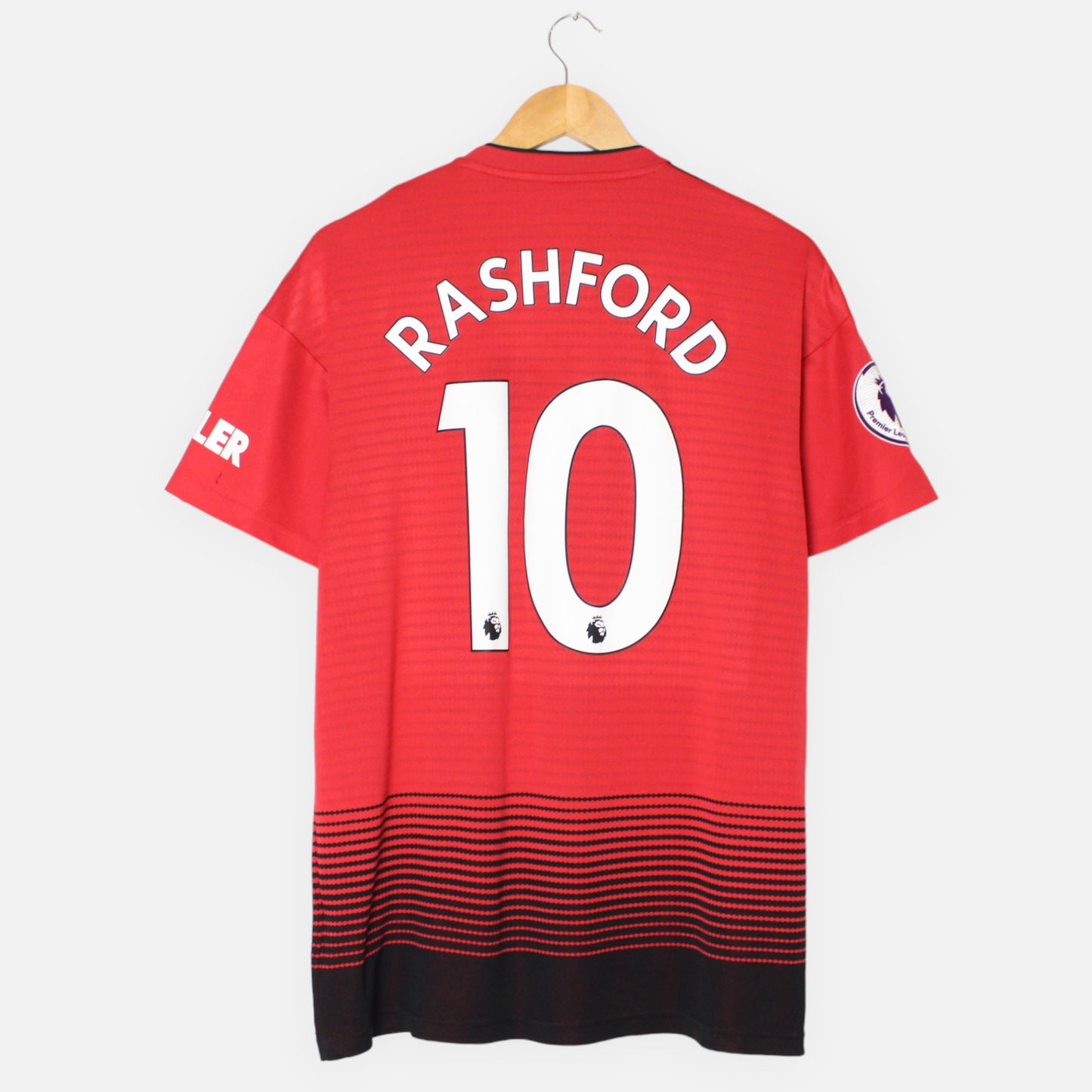 Manchester United 2018/19 Home #10 Rashford Adidas Jersey - L