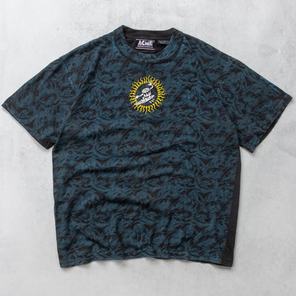 Vintage 90s Triple J All Over Print Surf Tee - XL