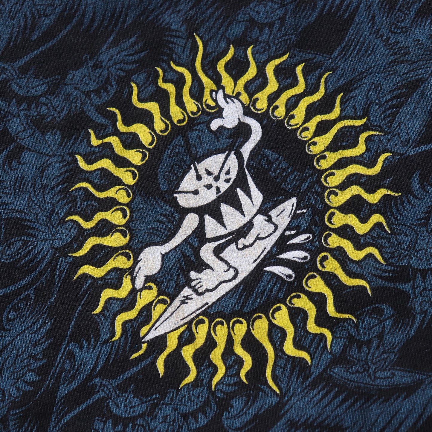 Vintage 90s Triple J All Over Print Surf Tee - XL