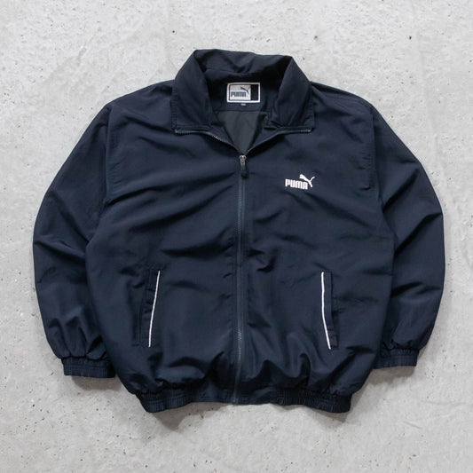 Puma Big Logo Windbreaker Jacket - 90s (M)