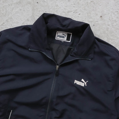 Puma Big Logo Windbreaker Jacket - 90s (M)