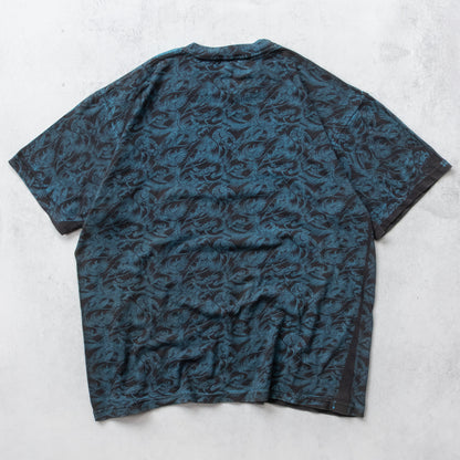 Vintage 90s Triple J All Over Print Surf Tee - XL