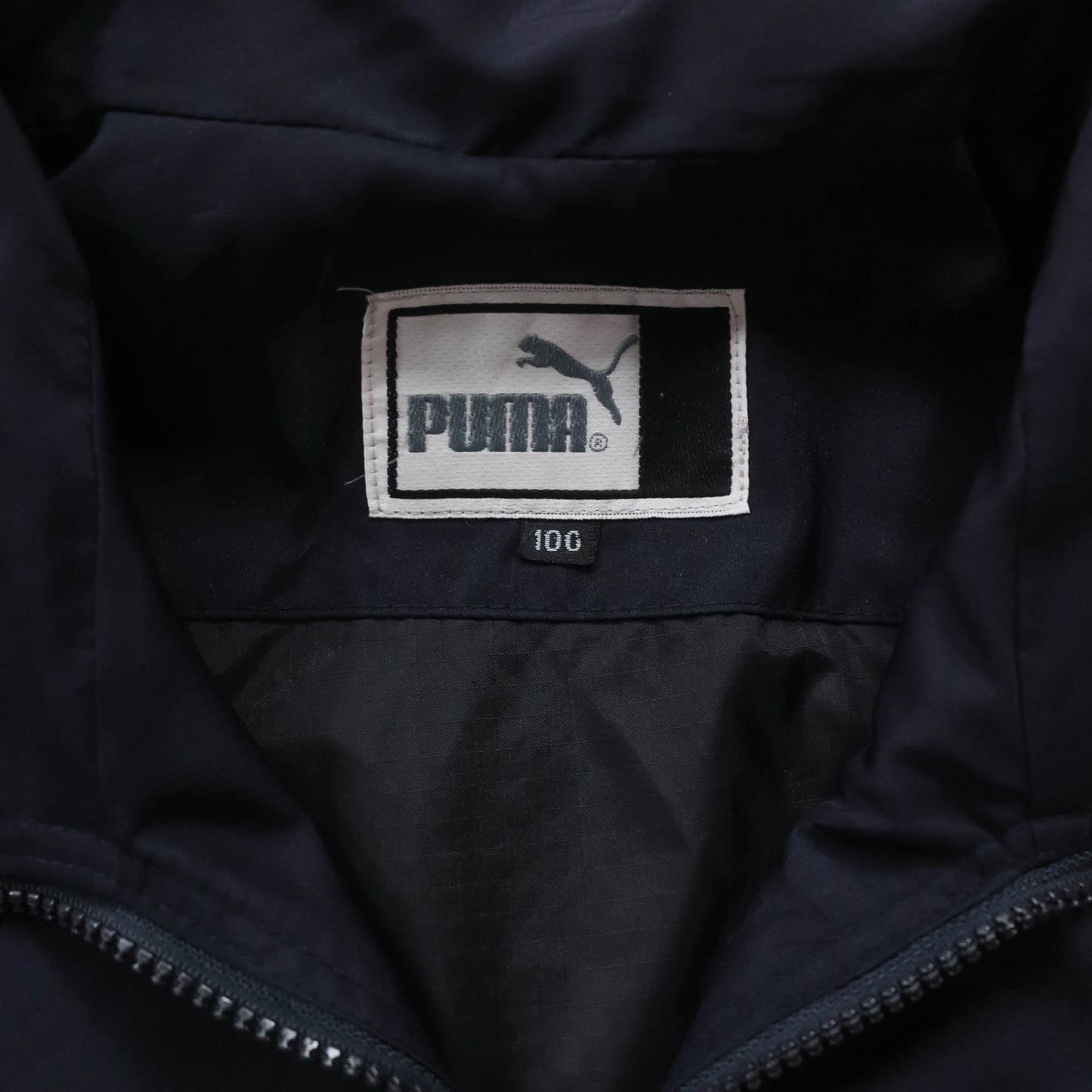 Puma Big Logo Windbreaker Jacket - 90s (M)
