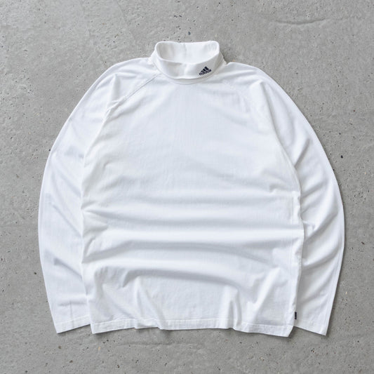 Vintage 2000s Adidas Embroidered Turtleneck - XXL