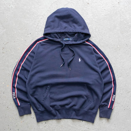 Polo Ralph Lauren Taped Seam Spellout Hoodie – 2000s (M)