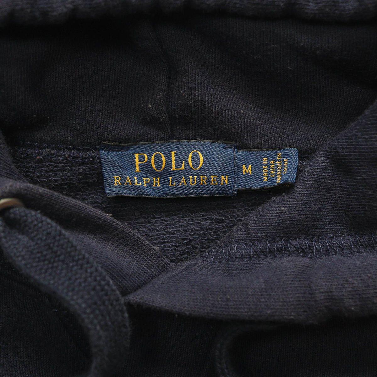 Polo Ralph Lauren Taped Seam Spellout Hoodie – 2000s (M)
