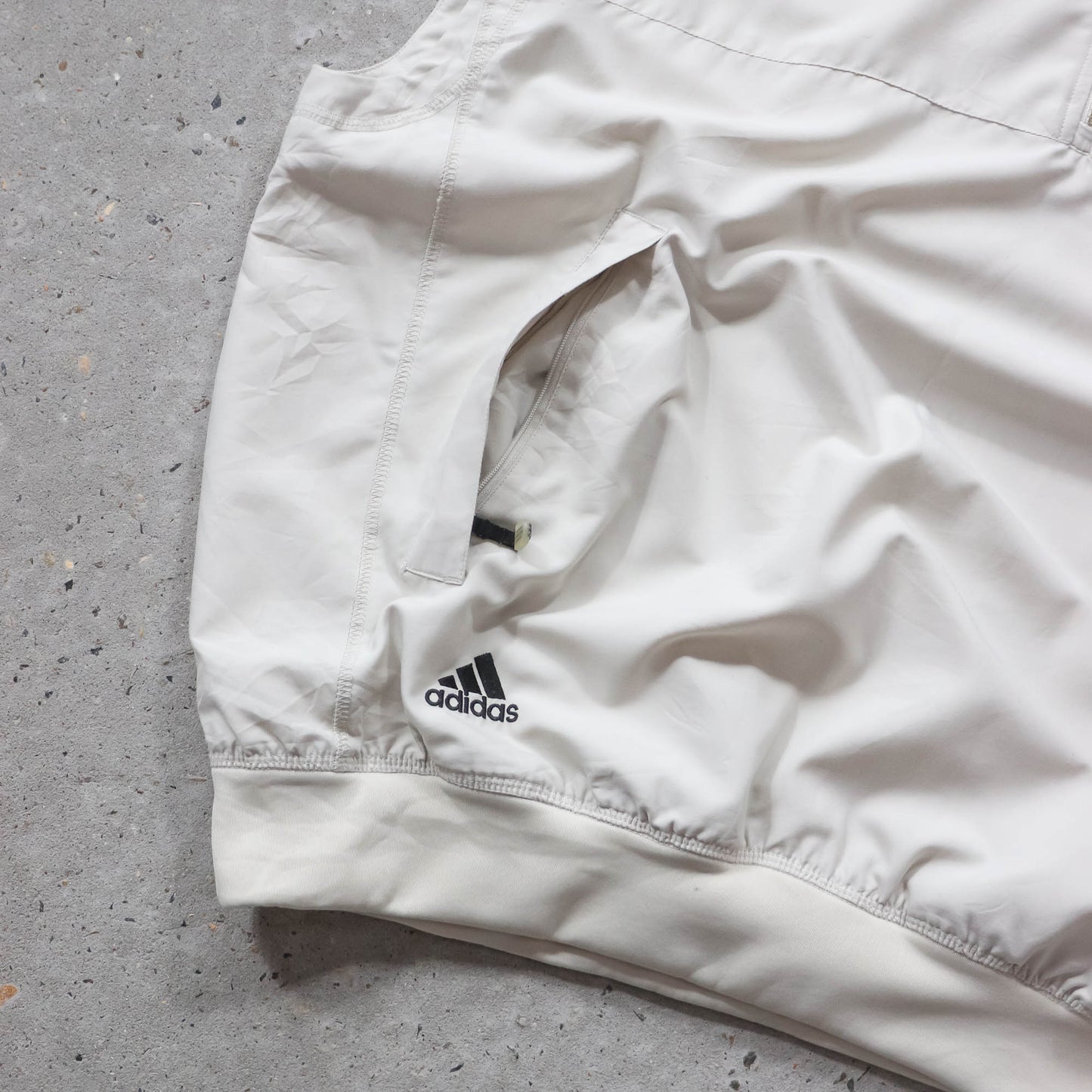 Adidas Golf 1/4 Zip Windbreaker Vest - 2000s (XXL)