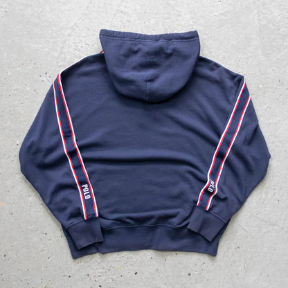 Polo Ralph Lauren Taped Seam Spellout Hoodie – 2000s (M)