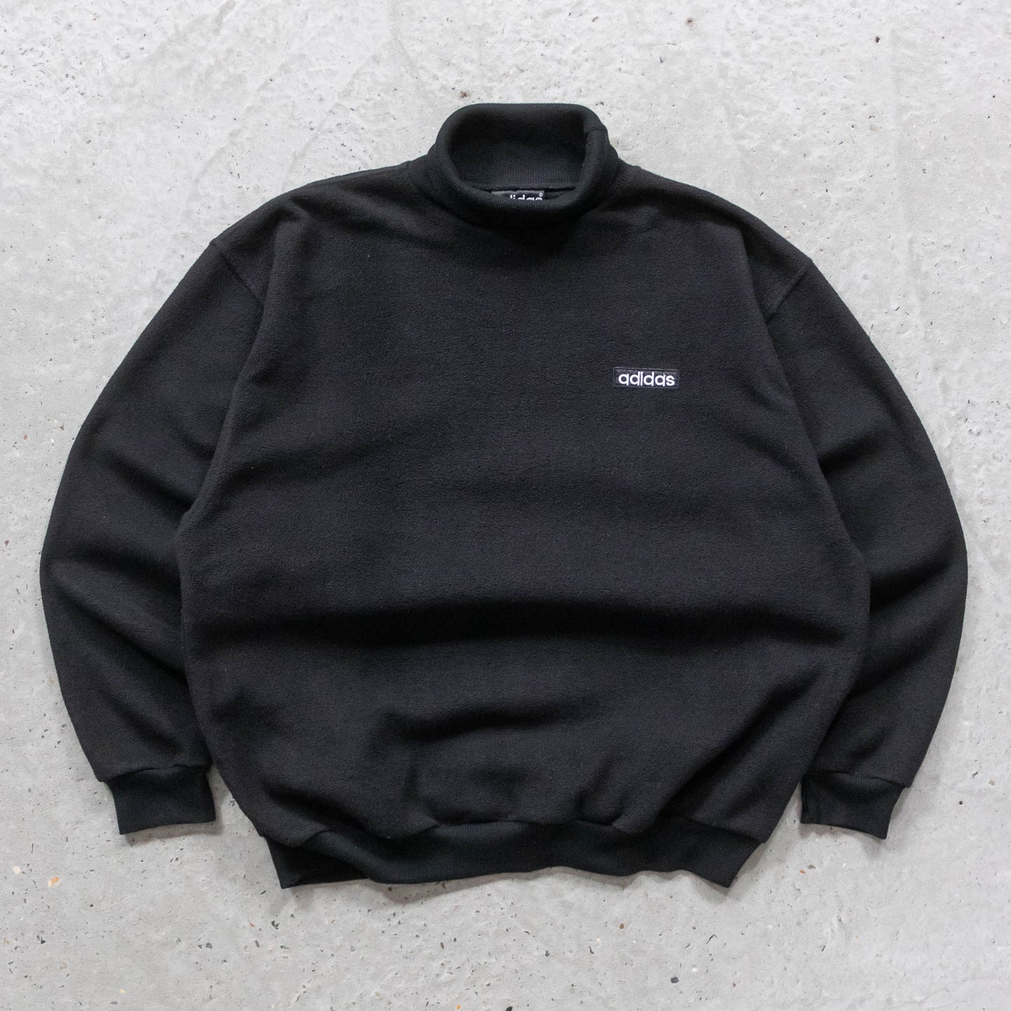Adidas Spellout Turtleneck Fleece Sweatshirt - 90s (L)